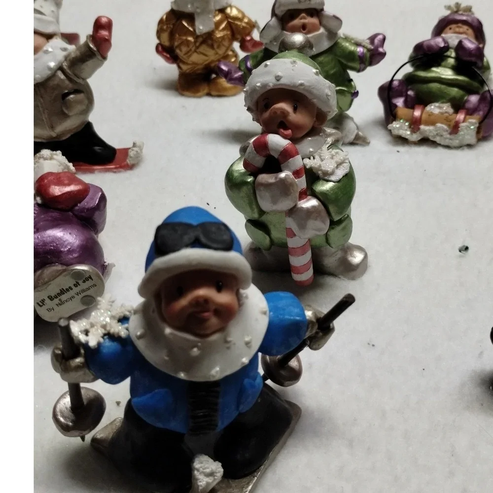Lil' Bundles of‎ Joy Figurines Set | 11 Pc Vintage 2003 Coyne's & Co Christmas